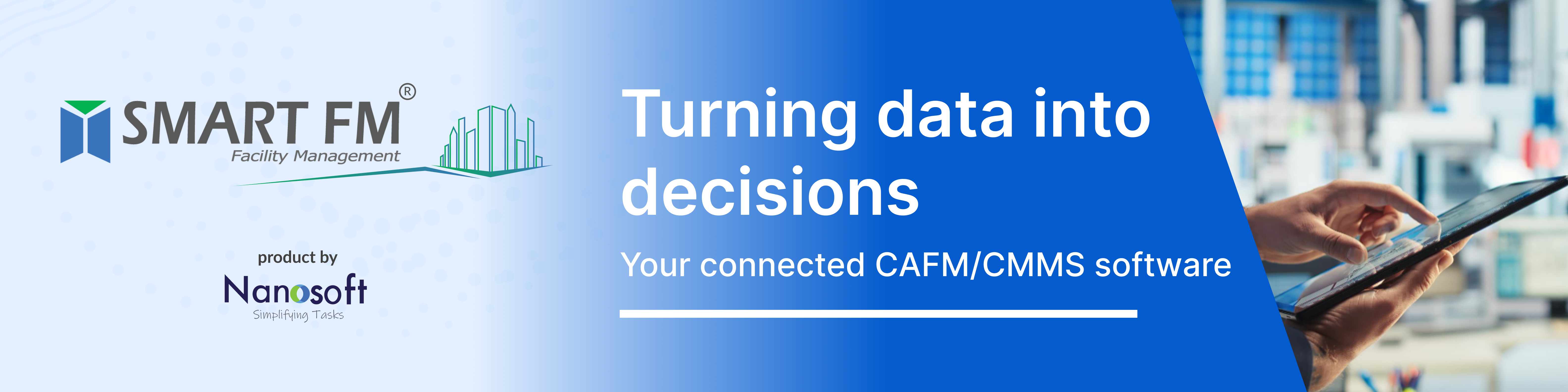 CAFM CMMS ROI infographic SmartFM